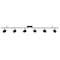 Designers Fountain 4.33 ft 6-Light Black Integrated LED Track Lighting Kit with Adjustable Bar & 6-Rotating Track Heads EVT61047D3-05 - alternate 3